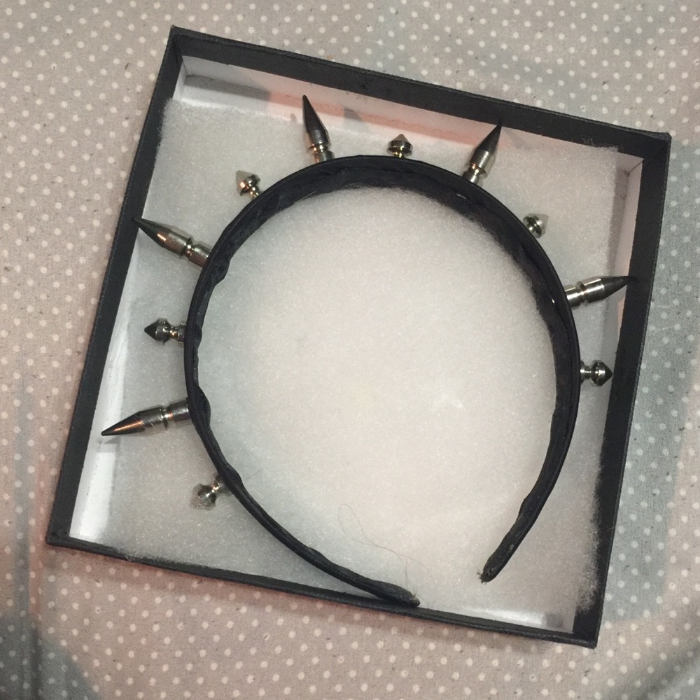 Emo / goth spiked headband